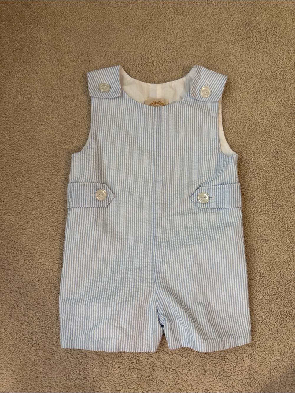 TBBC Blue Pinstripe Boys' Jon Jon